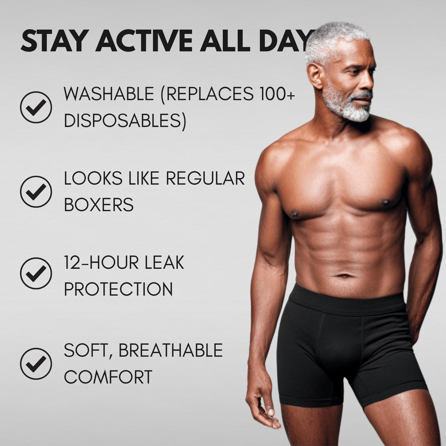 GL1DE™ Men's Anti-Leak Boxer Briefs